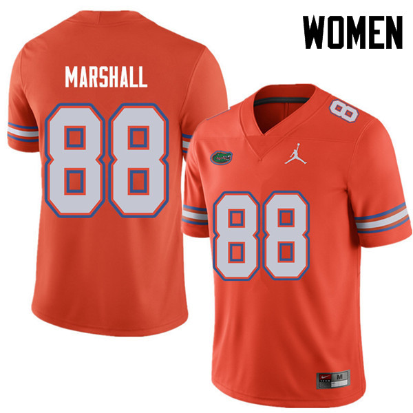 Jordan Brand Women #88 Wilber Marshall Florida Gators College Football Jerseys Sale-Orange